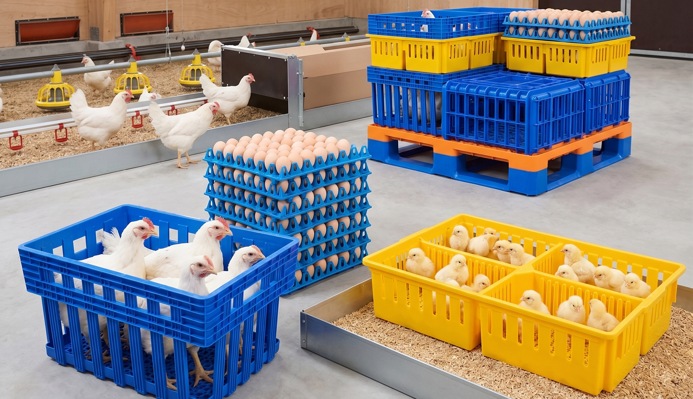 Equipamiento plástico para avicultura  – IATPLAST